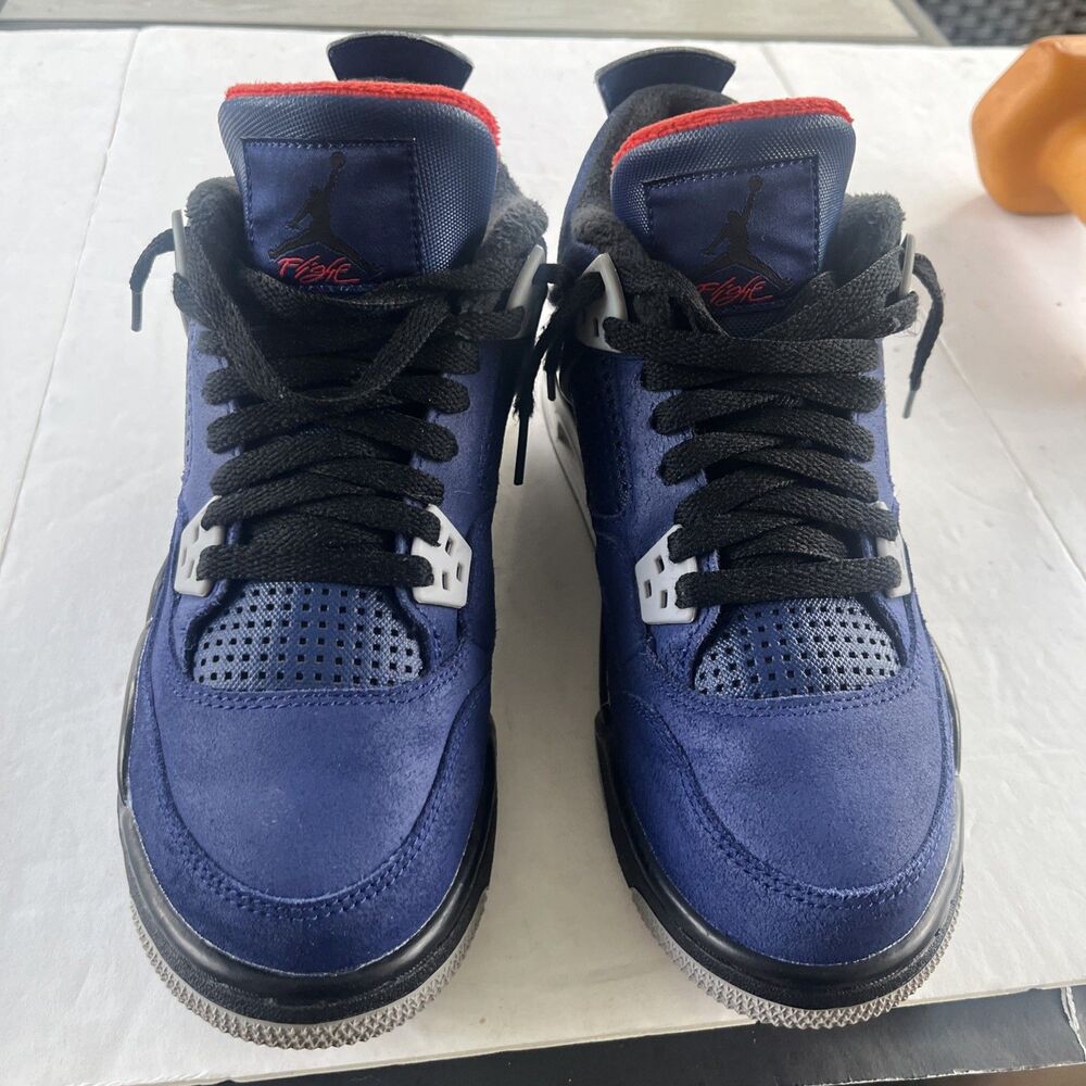 Size 7 (GS) - Jordan 4 Retro WNTR Mid Loyal Blue